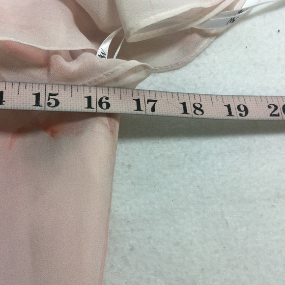 WEDDING GUEST AW SZ 6 S pink sweet blooms ruffle bridesmaid maxi dress NEW b147 - Picture 5 of 7